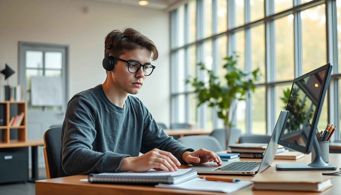 Organized exam preparation notes and academic planner